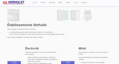 Desktop Screenshot of etsverhulst.be